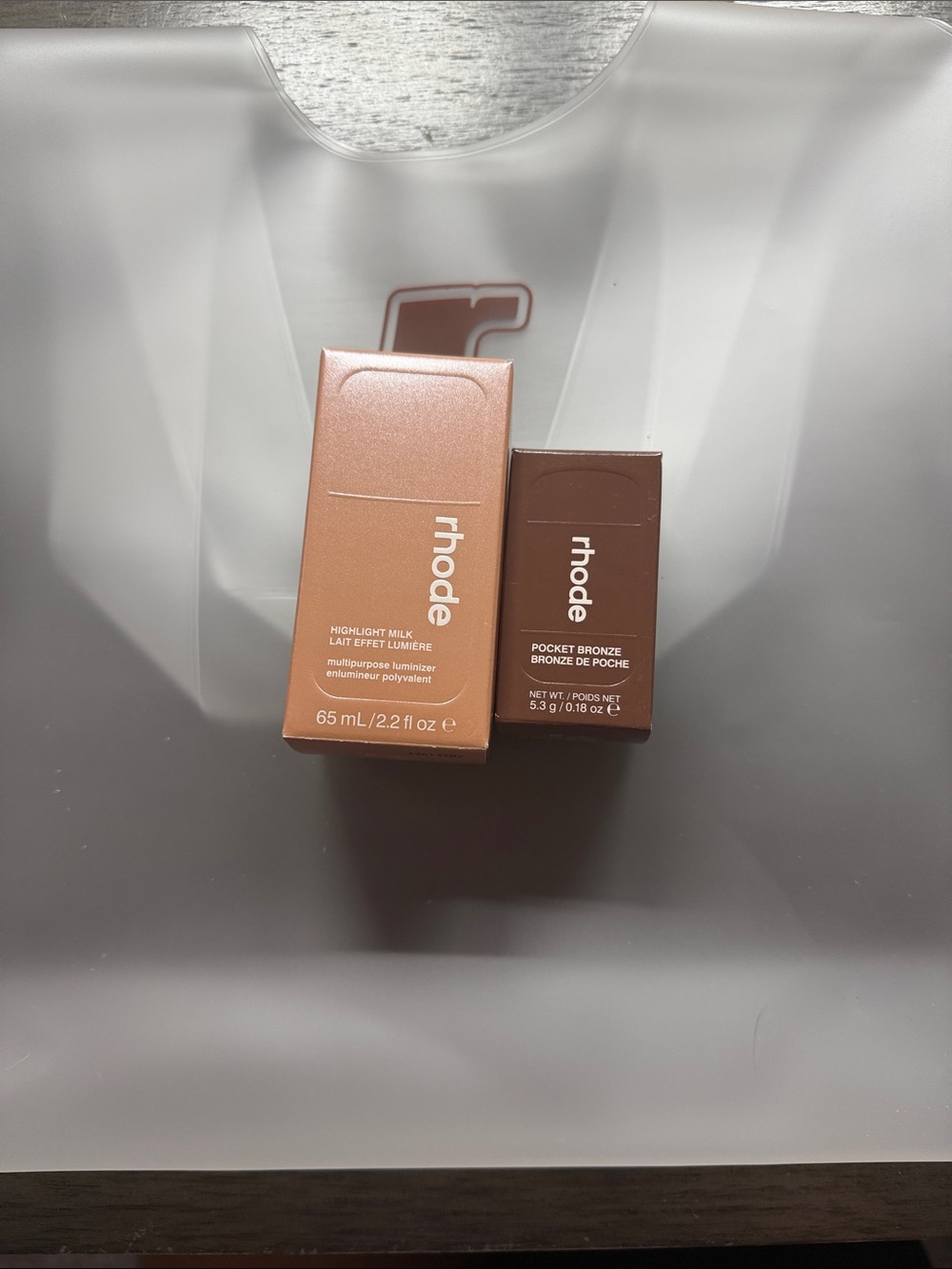 RHODE Highlight Milk & Pocket Bronze Duo